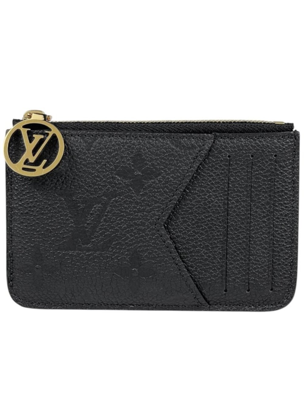 Louis Vuitton Card Case Romy Coin Purse Monogram Empreinte Noir